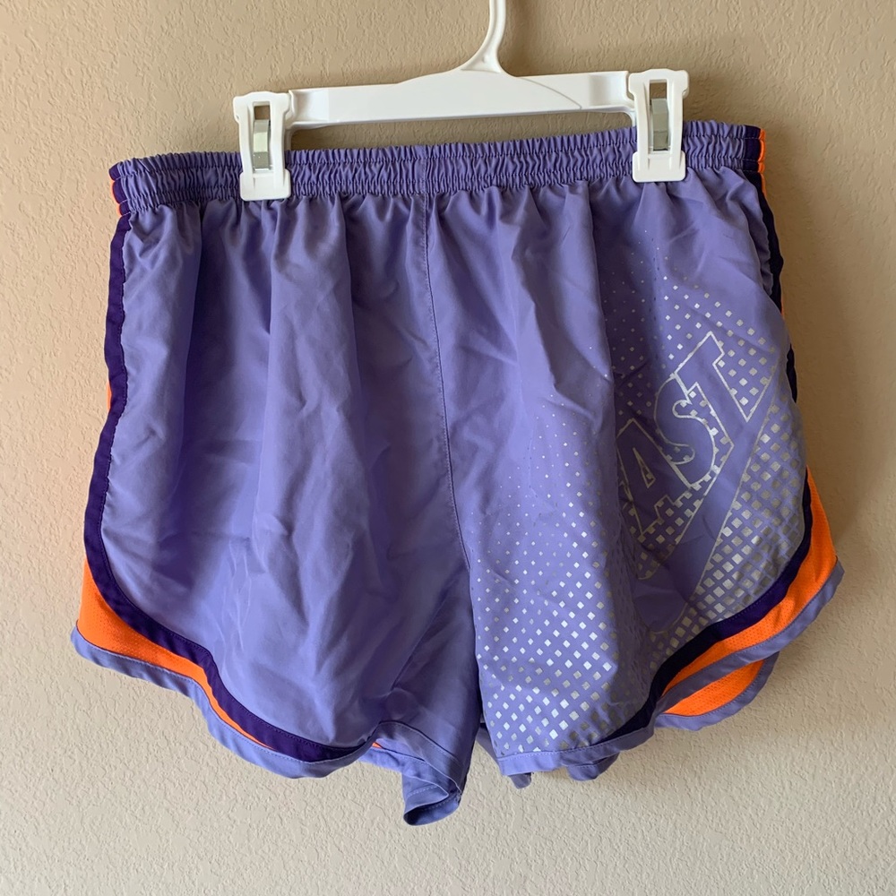 Lavender and Orange Nike Shorts